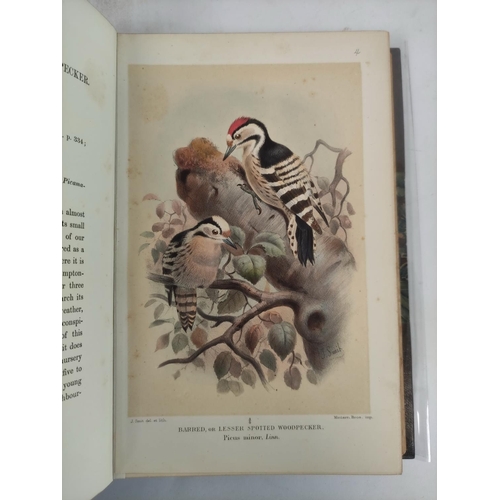 170 - LILFORD LORD.  Coloured Figures of the Birds of the British Isles. Vols. 1 to 6 only. Port. frontis.... 