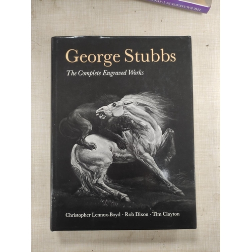 178 - STUBBS GEORGE.  The Complete Engraved Works. Illus. Quarto. Orig. dark cloth in d.w. 1989;... 