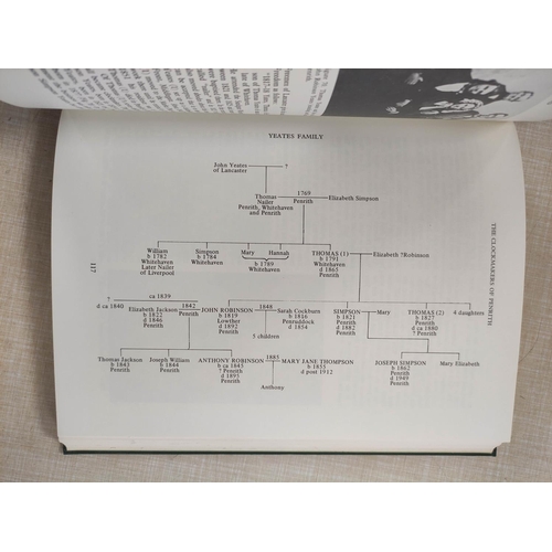 180 - PENFOLD JOHN B.  The Clockmakers of Cumberland. Illus. Small quarto. Orig. gilt green brds. Signed 1... 