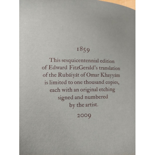 185 - FITZGERALD EDWARD (Trans).  Rubaiyat of Omar Khayyam. Sesquicentennial Edition limited to 1000. Orig... 