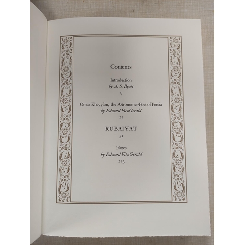 185 - FITZGERALD EDWARD (Trans).  Rubaiyat of Omar Khayyam. Sesquicentennial Edition limited to 1000. Orig... 