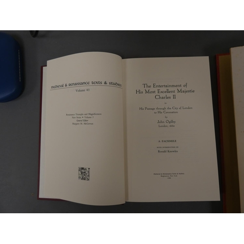 229 - CAMDEN.  Britannia. Facsimile with illus. & maps. Folio. Two tone cloth, some mkg. &am... 