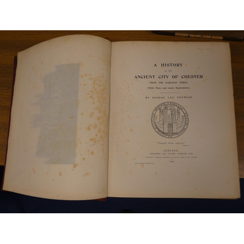 261 - HANSHALL J. H.  The History of the County Palatine of Chester. Eng. frontis, title, fldg. plan &... 