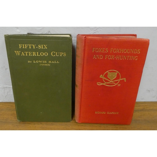 270 - HALL LOWIE.  Fifty-Six Waterloo Cups (Coursing). Frontis & illus. Orig. green cloth. 1... 