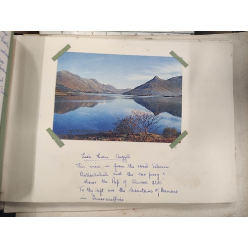 186 - Scotland.  Journal of a 1956 Tour of the West Highlands with postcards, sketches & rel... 