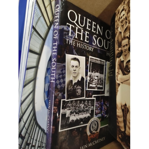 187 - Football.  A bundle of books & softback publications re. Queen of the South Football C... 