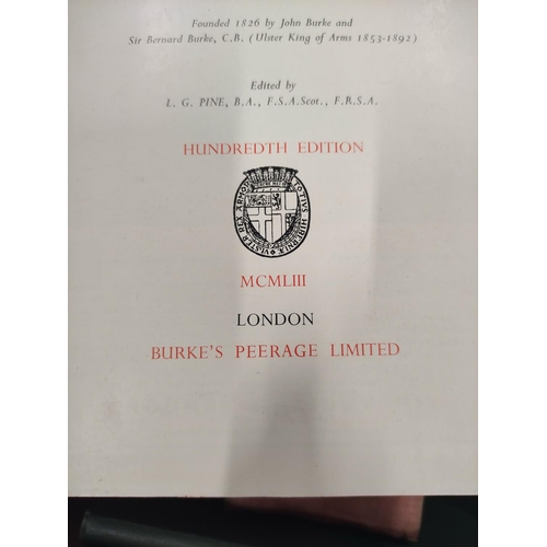 191 - Reference.  A carton of various vols. incl. peerages.