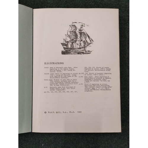 198 - GILL MARGARET A. V.  A Directory of Newcastle Goldsmiths. Typescript. Folio. Orig. card wr... 