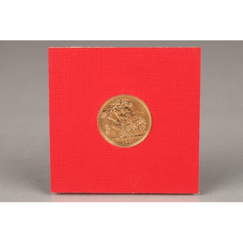 148 - Boxed gold sovereign, dated 1981, 8g