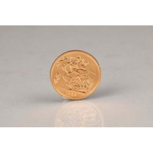 153 - Gold sovereign, dated 1982, 8g