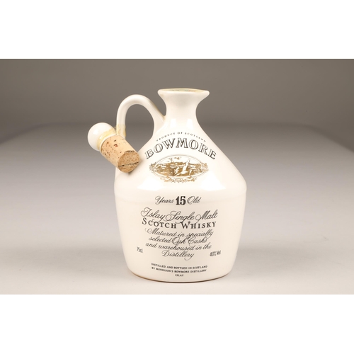 204 - Bowmore 15 year old Glasgow Garden Festival decanter, single malt whisky, 75cl., 40% vol