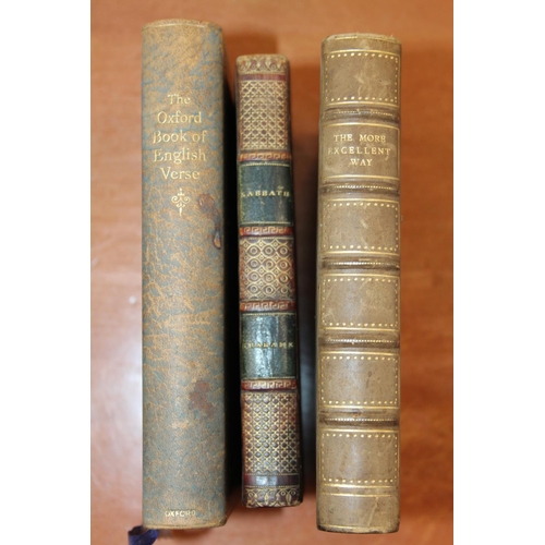 82 - Leather-bound, and other, books to include Sense and Sensibility by Jane Austen.