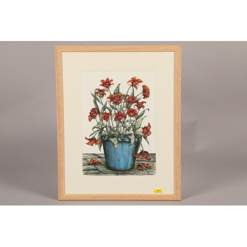 394 - Quantity of pictures including Jean L Logie, 'flowers' in frame, and others by same artist with a fr... 