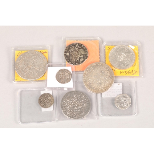 63 - Assorted early European silver coins