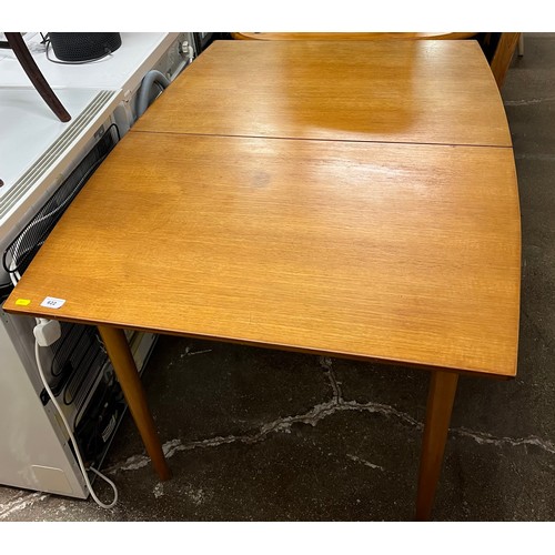 622 - Teak mid century extending dining table