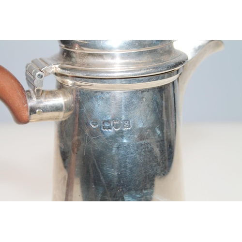 171 - Sterling silver hot water pot, London, 355g.