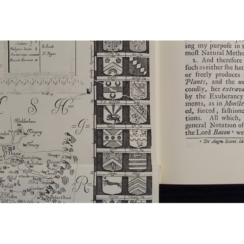 232 - PLOT ROBERT.  The Natural History of Oxford-Shire.. Ltd. ed. 500. Facsimile text with illus. Folio. ... 