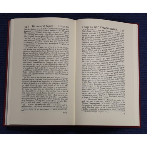 232 - PLOT ROBERT.  The Natural History of Oxford-Shire.. Ltd. ed. 500. Facsimile text with illus. Folio. ... 