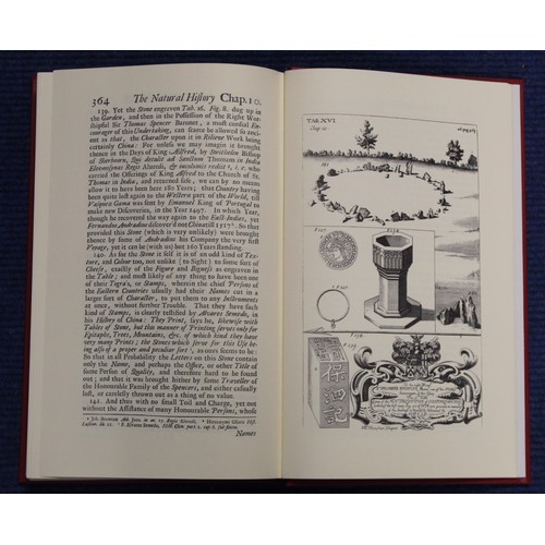 232 - PLOT ROBERT.  The Natural History of Oxford-Shire.. Ltd. ed. 500. Facsimile text with illus. Folio. ... 