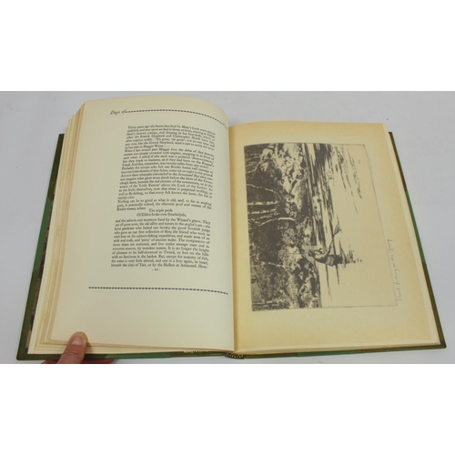 152 - AUSTIN A. B.  An Angler's Anthology. Drypoint plates by Norman Wilkinson. Quarto. A handso... 