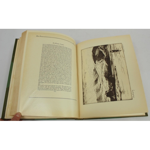 152 - AUSTIN A. B.  An Angler's Anthology. Drypoint plates by Norman Wilkinson. Quarto. A handso... 