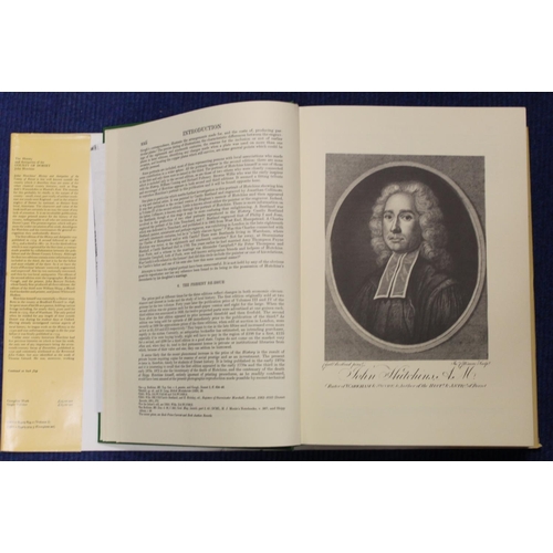 222 - HUTCHINS JOHN.  The History & Antiquities of the County of Dorset. 4 vols. Thick folio. Orig. gr... 