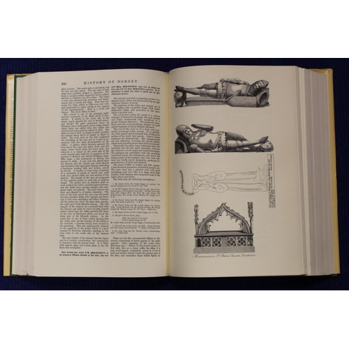 222 - HUTCHINS JOHN.  The History & Antiquities of the County of Dorset. 4 vols. Thick folio. Orig. gr... 