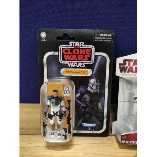 68 - Star Wars - Group of fourteen sealed figures relating to The Clone Wars comprising of Anakin Skywalk... 