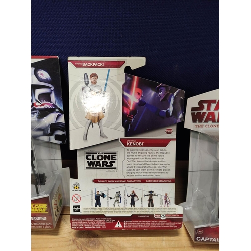 68 - Star Wars - Group of fourteen sealed figures relating to The Clone Wars comprising of Anakin Skywalk... 