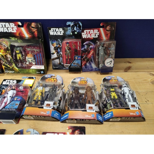 69 - Star Wars - Group of twelve sealed figures relating to the series Rebels Hasbro c2014/15 comprising ... 