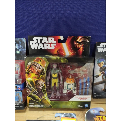 69 - Star Wars - Group of twelve sealed figures relating to the series Rebels Hasbro c2014/15 comprising ... 