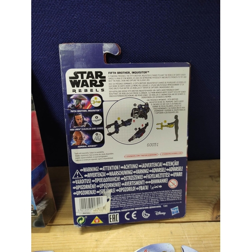 69 - Star Wars - Group of twelve sealed figures relating to the series Rebels Hasbro c2014/15 comprising ... 