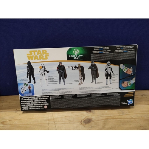 76 - Star Wars- Group of eight sealed Force Link & Force Link 2.0 Hasbro figures comprising of Starte... 