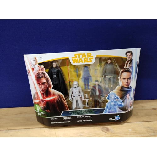 76 - Star Wars- Group of eight sealed Force Link & Force Link 2.0 Hasbro figures comprising of Starte... 