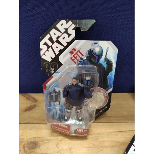 78 - Star Wars - Group of ten 77-07 sealed Hasbro figures comprising of Clone Trooper Training Fatigues 8... 