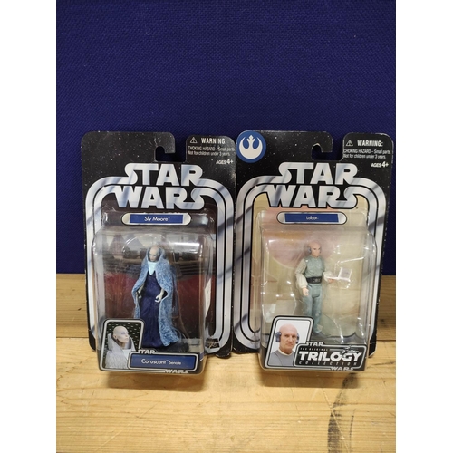 78F - Star Wars - Ten boxed Hasbro figures including three Soo series figures comprising of Enfys Nest E16... 