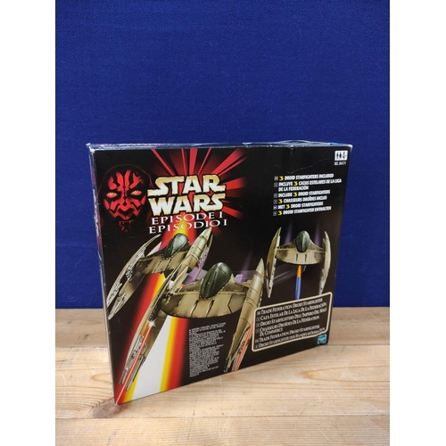 84 - Star Wars - Four boxed Hasbro 1999 Phantom Menace vehicles comprising of two armoured Scout Tanks wi... 