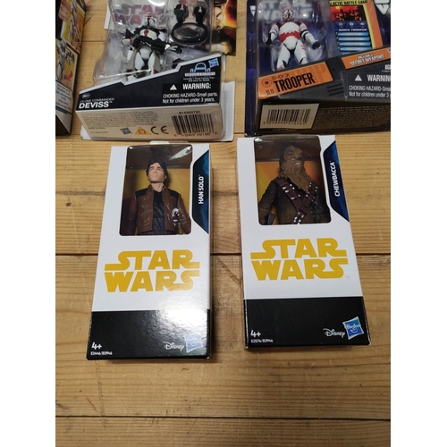 85 - Star Wars - Ten sealed Hasbro figures comprising of Legacy Collectors Commander Faie 87819, Clone Co... 