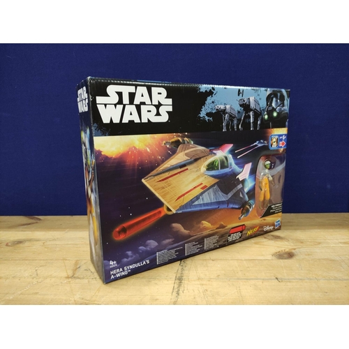 88 - Star Wars - Three boxed Star Wars Rebels Starfighters comprising of two Hera Syndalla's A-Wings, one... 