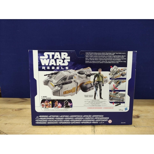 88 - Star Wars - Three boxed Star Wars Rebels Starfighters comprising of two Hera Syndalla's A-Wings, one... 