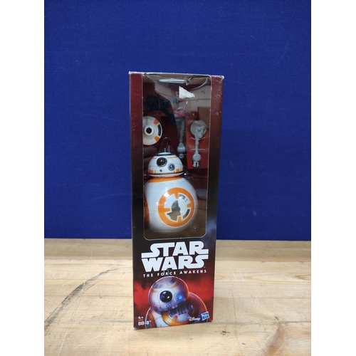 90 - Star Wars - Three boxed 'The Force Awakens' figures comprising of BB-8 B7690, Poe's X-Wing Fighter B... 