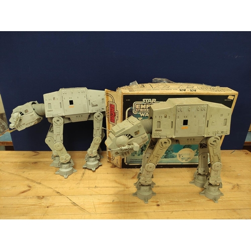 97 - Star Wars - Two early 1980's 'The Empire Strikes Back' Imperial AT-ATs, one with defective box.... 