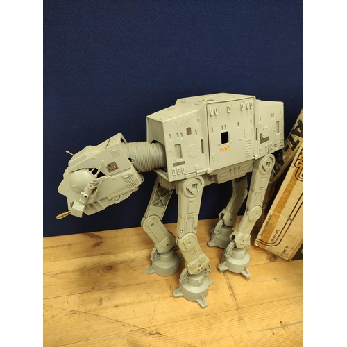 97 - Star Wars - Two early 1980's 'The Empire Strikes Back' Imperial AT-ATs, one with defective box.... 