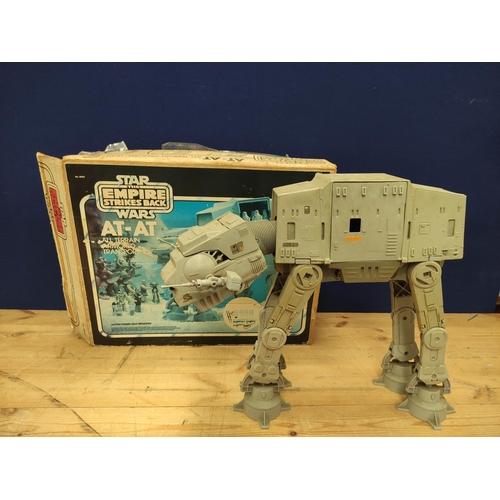 97 - Star Wars - Two early 1980's 'The Empire Strikes Back' Imperial AT-ATs, one with defective box.... 