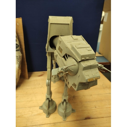 97 - Star Wars - Two early 1980's 'The Empire Strikes Back' Imperial AT-ATs, one with defective box.... 