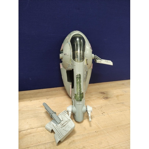 103 - Star Wars - Three model spacecrafts to include Boba Fetts Slave 1 1981 (defective) and two Jango Fet... 