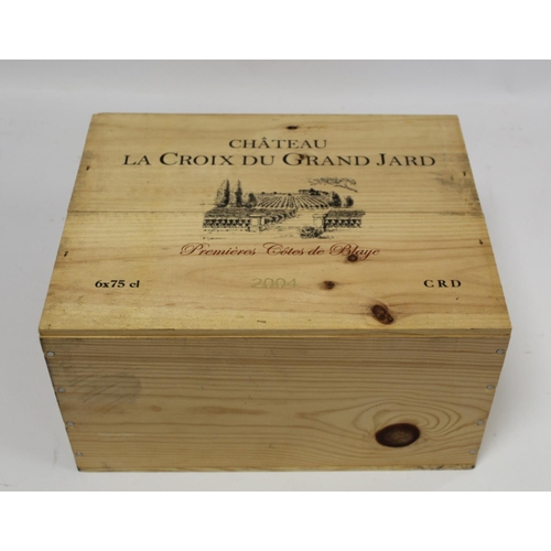 202 - Unopened half case of French red Bordeaux wine - Chateau La Croix du Grand Jard Premières Côtes de B... 