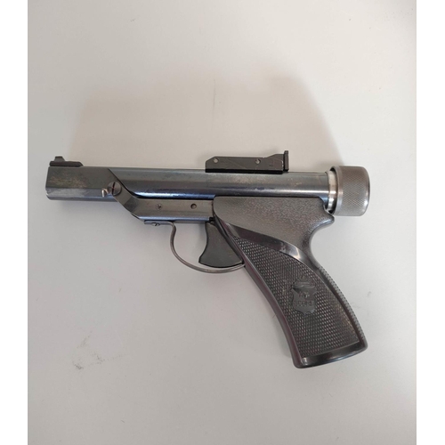 452 - Vintage HY-Score .177 Calibre target air pistol with rear locking valve.