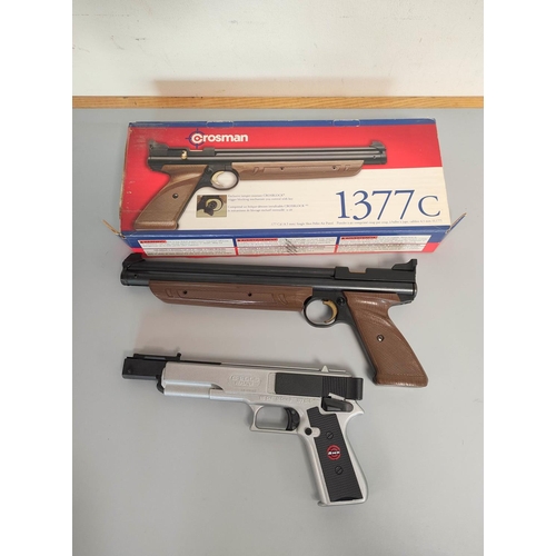 453 - Crosman 1377c .177 Calibre pump air pistol in box and a G.2005 BB gun. (2)