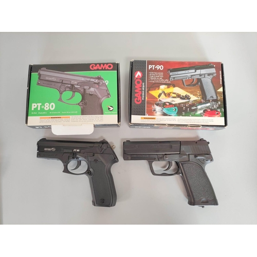 454 - Two boxed Gamo .177 air-pistol comprising of a PT80 and PT90. (2)